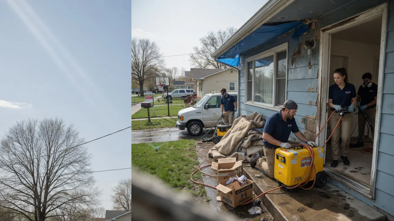 Basement Flood Cleanup in Deerfield, OH near me